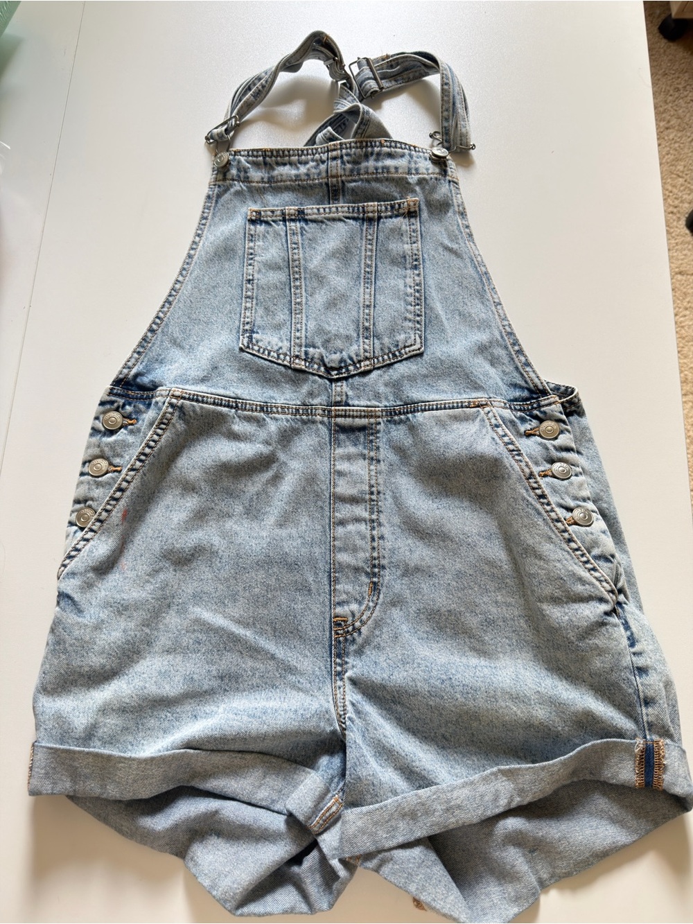 Overall denim